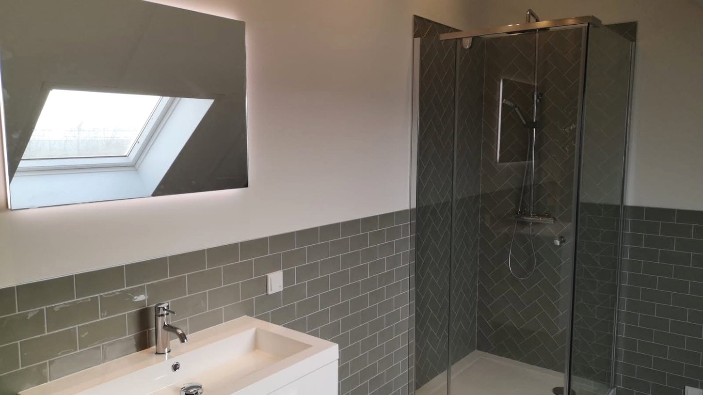 Badkamerrenovatie – eigen projectfoto Klusbedrijf Ceasar
