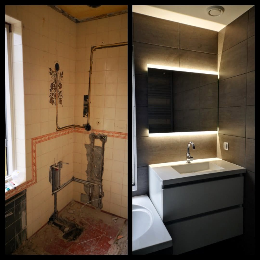 Badkamerrenovatie – eigen projectfoto Klusbedrijf Ceasar
