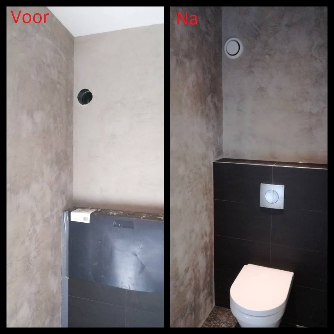 Toiletrenovatie – eigen projectfoto Klusbedrijf Ceasar